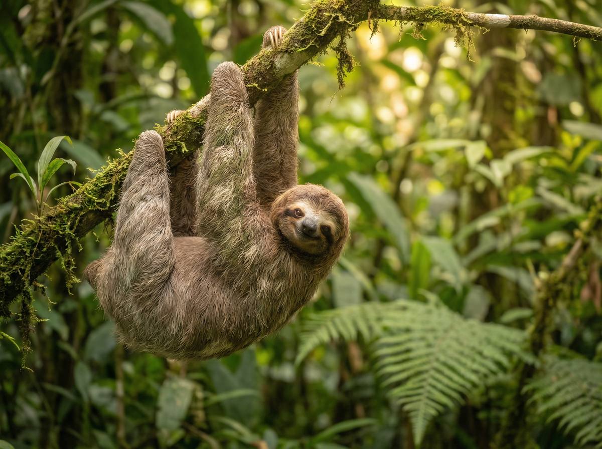 草榴社区树懒视频 - 热带雨林树懒慢生活视频演示